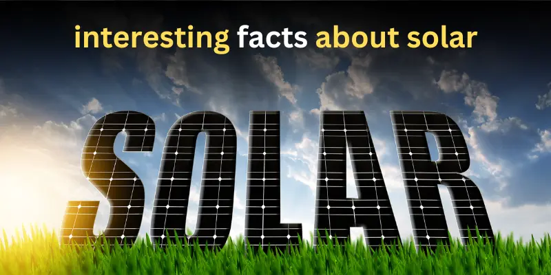 interesting facts about solar interesting facts about solar energy
